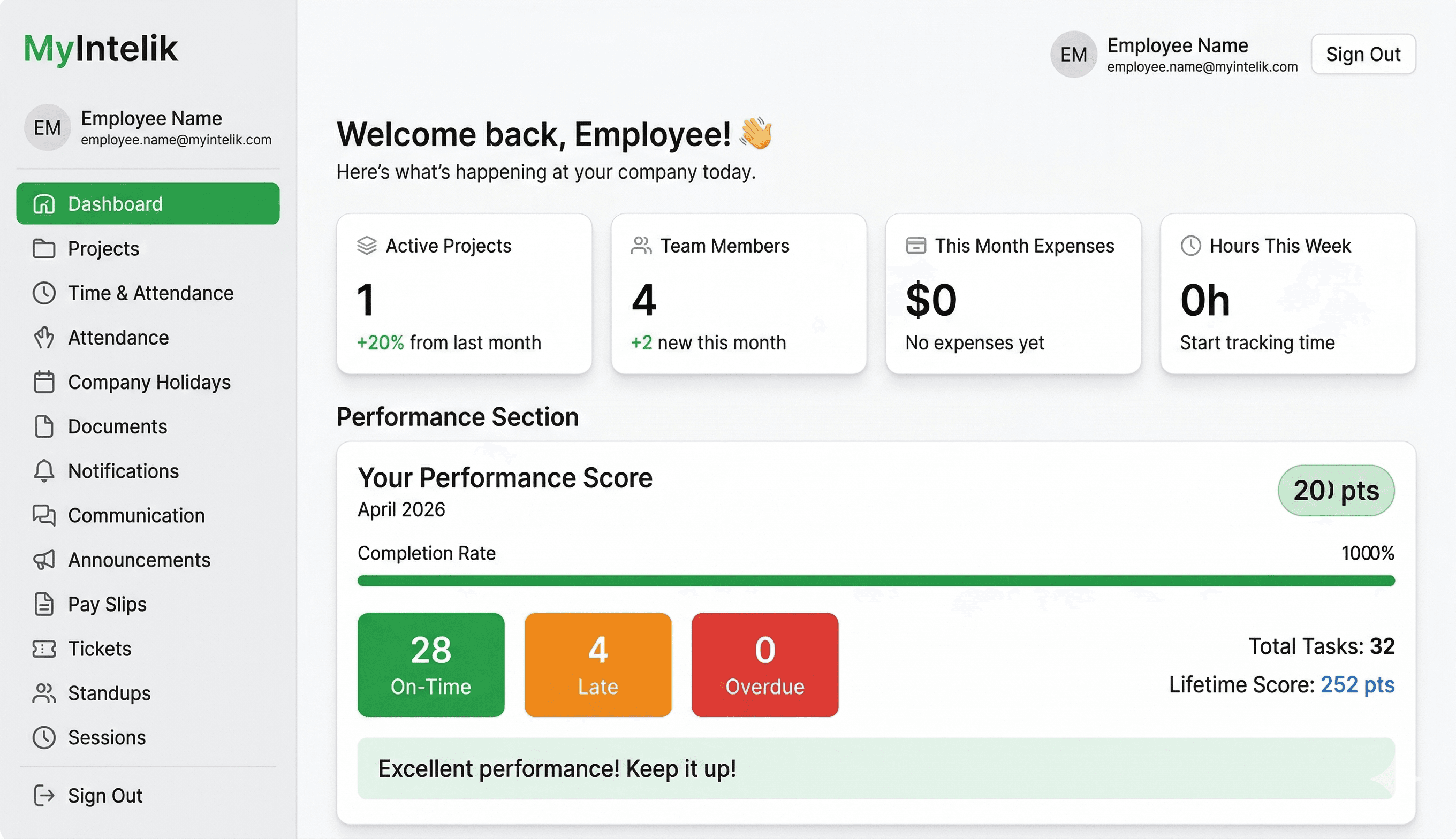 HR & Employee Portal